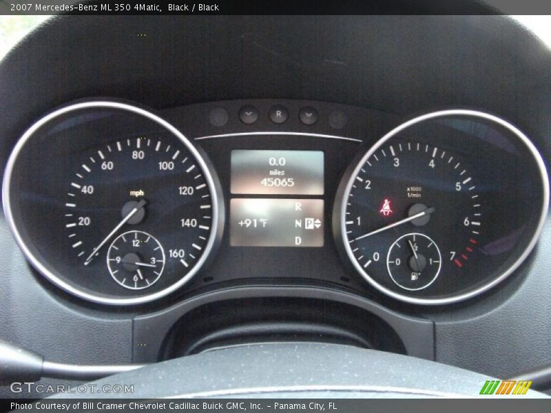 Black / Black 2007 Mercedes-Benz ML 350 4Matic