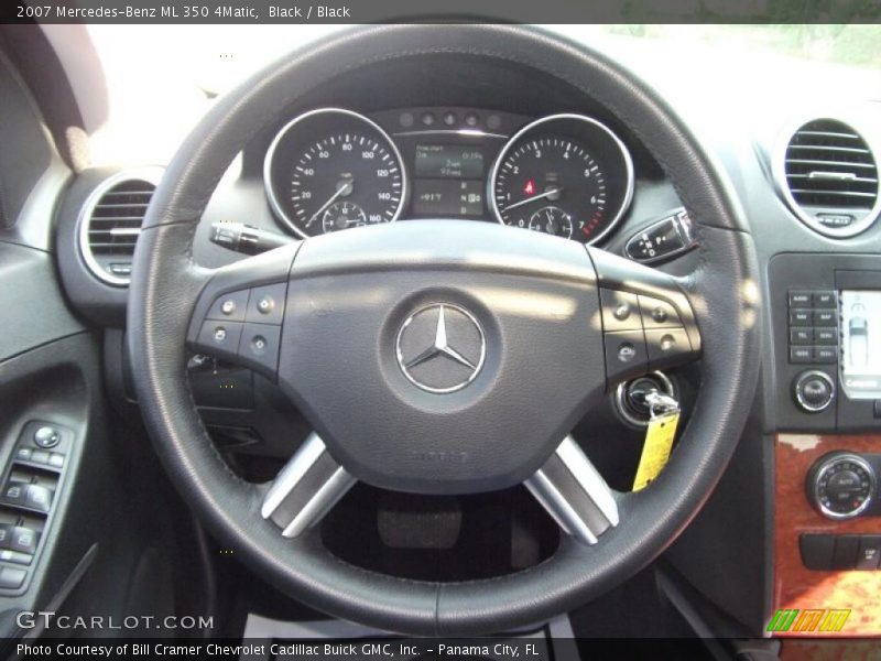 Black / Black 2007 Mercedes-Benz ML 350 4Matic
