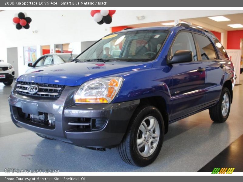 Smart Blue Metallic / Black 2008 Kia Sportage LX V6 4x4
