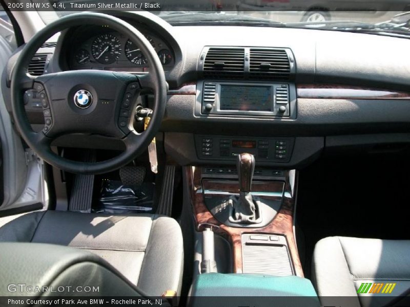 Titanium Silver Metallic / Black 2005 BMW X5 4.4i