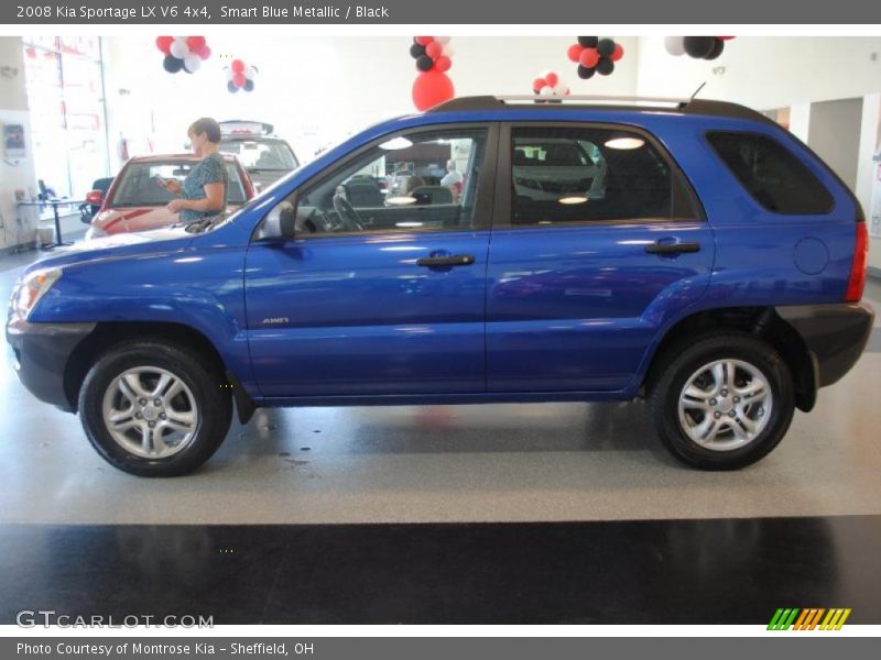 Smart Blue Metallic / Black 2008 Kia Sportage LX V6 4x4