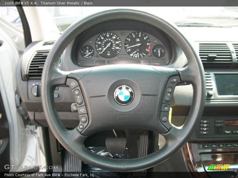 Titanium Silver Metallic / Black 2005 BMW X5 4.4i