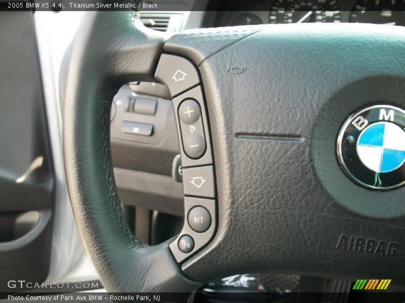 Titanium Silver Metallic / Black 2005 BMW X5 4.4i