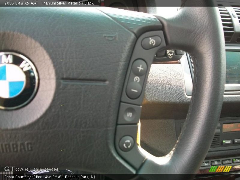 Titanium Silver Metallic / Black 2005 BMW X5 4.4i