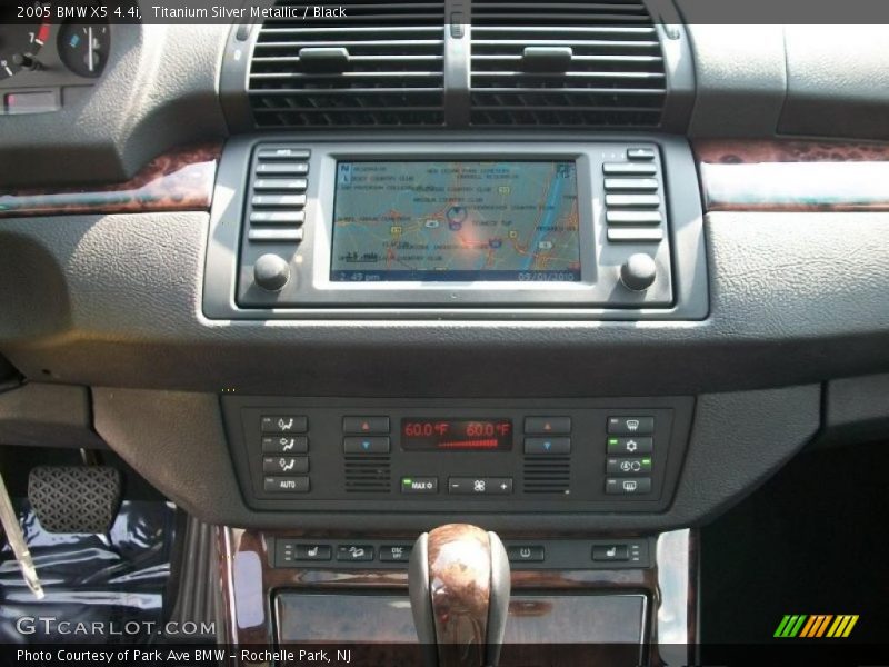 Titanium Silver Metallic / Black 2005 BMW X5 4.4i