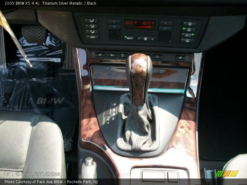 Titanium Silver Metallic / Black 2005 BMW X5 4.4i