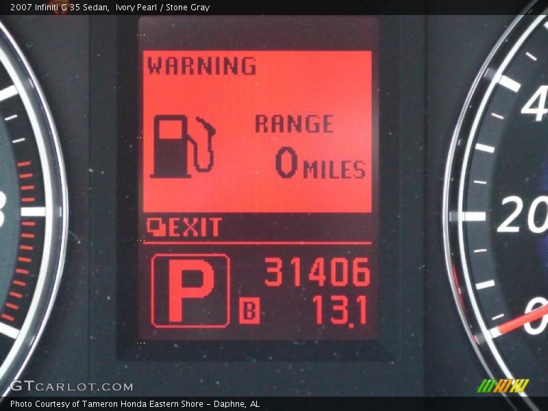 Ivory Pearl / Stone Gray 2007 Infiniti G 35 Sedan