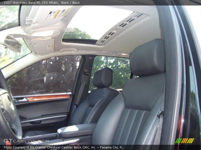 Black / Black 2007 Mercedes-Benz ML 350 4Matic