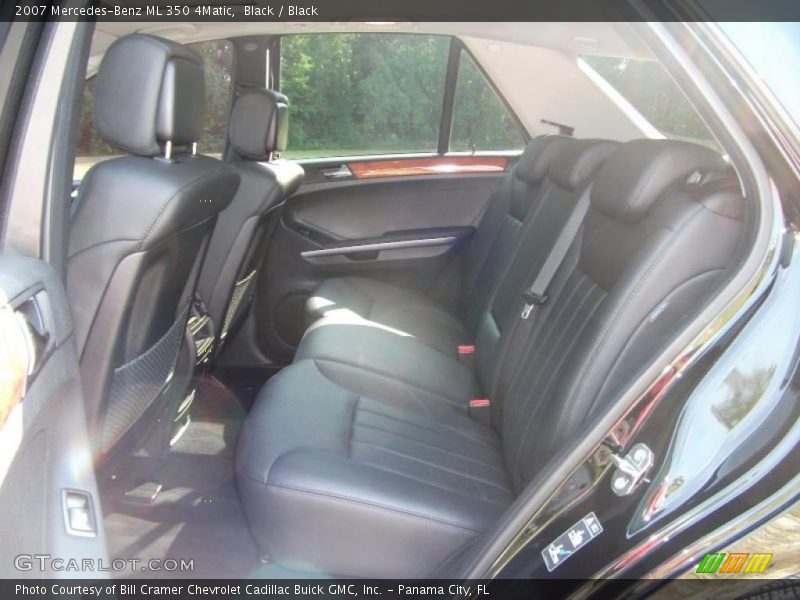 Black / Black 2007 Mercedes-Benz ML 350 4Matic