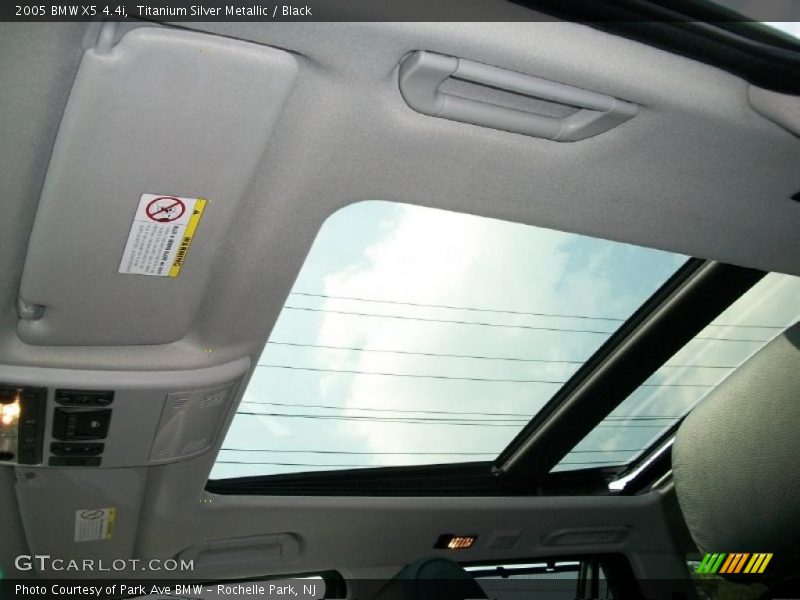 Titanium Silver Metallic / Black 2005 BMW X5 4.4i