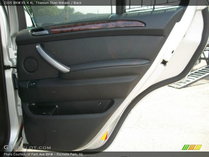 Titanium Silver Metallic / Black 2005 BMW X5 4.4i