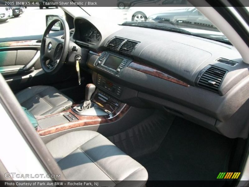 Titanium Silver Metallic / Black 2005 BMW X5 4.4i