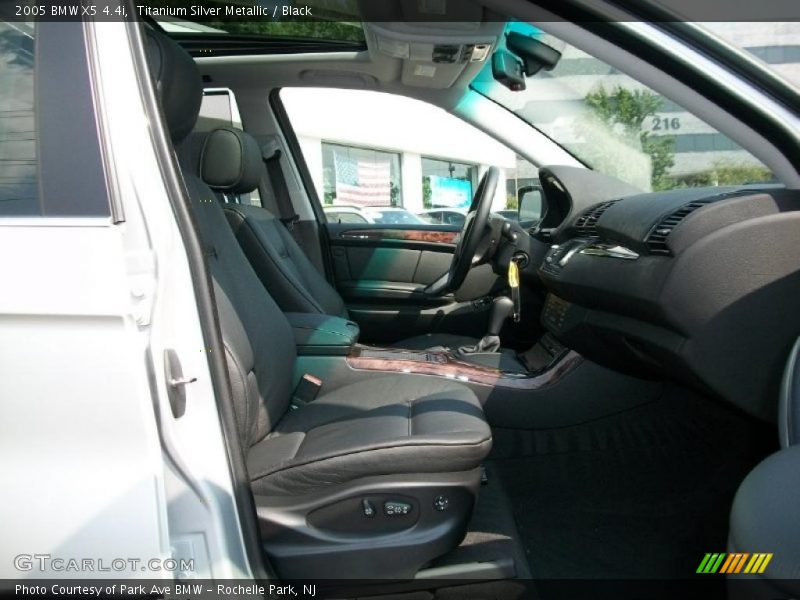 Titanium Silver Metallic / Black 2005 BMW X5 4.4i