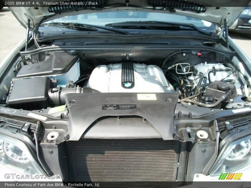 Titanium Silver Metallic / Black 2005 BMW X5 4.4i