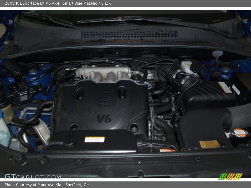 Smart Blue Metallic / Black 2008 Kia Sportage LX V6 4x4