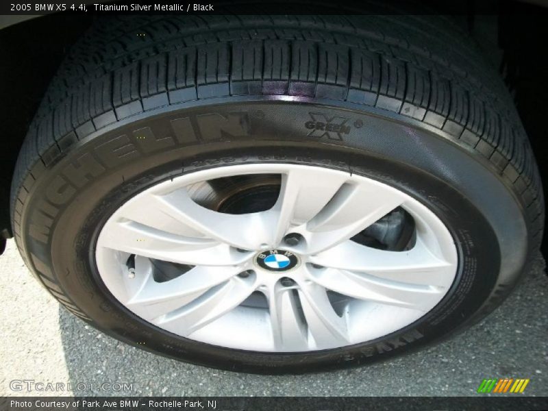 Titanium Silver Metallic / Black 2005 BMW X5 4.4i