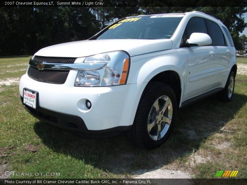 Summit White / Light Gray 2007 Chevrolet Equinox LT