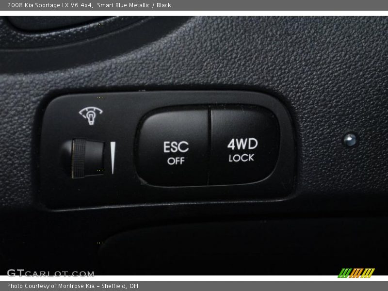 Smart Blue Metallic / Black 2008 Kia Sportage LX V6 4x4
