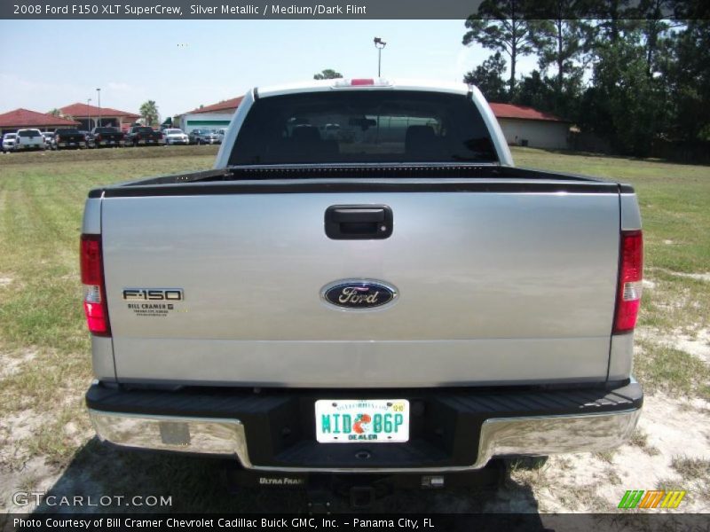 Silver Metallic / Medium/Dark Flint 2008 Ford F150 XLT SuperCrew