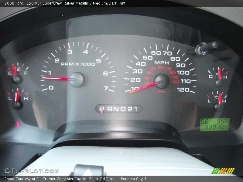 Silver Metallic / Medium/Dark Flint 2008 Ford F150 XLT SuperCrew
