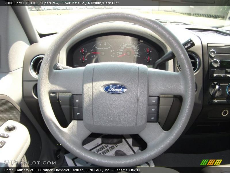 Silver Metallic / Medium/Dark Flint 2008 Ford F150 XLT SuperCrew
