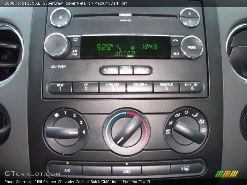 Silver Metallic / Medium/Dark Flint 2008 Ford F150 XLT SuperCrew