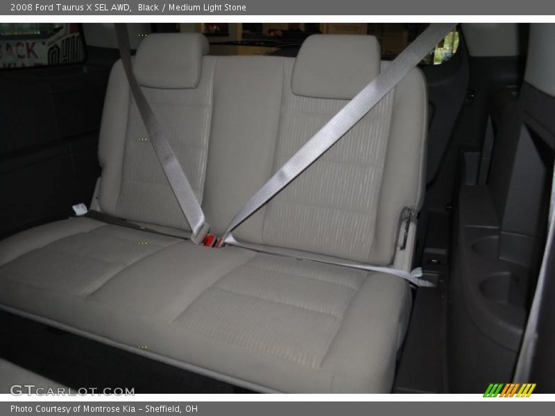 Black / Medium Light Stone 2008 Ford Taurus X SEL AWD