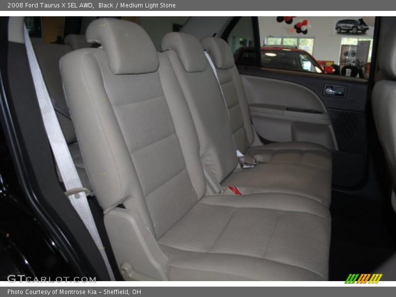 Black / Medium Light Stone 2008 Ford Taurus X SEL AWD