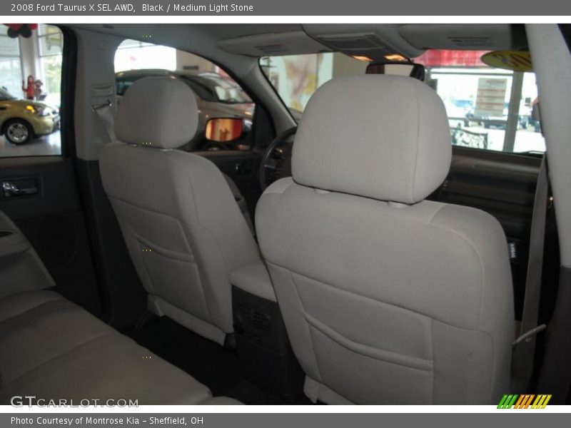 Black / Medium Light Stone 2008 Ford Taurus X SEL AWD