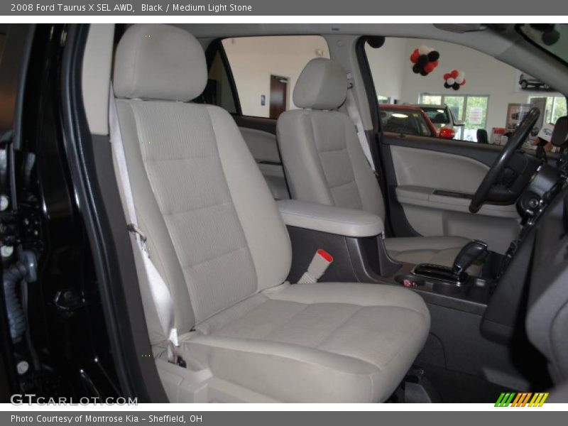 Black / Medium Light Stone 2008 Ford Taurus X SEL AWD