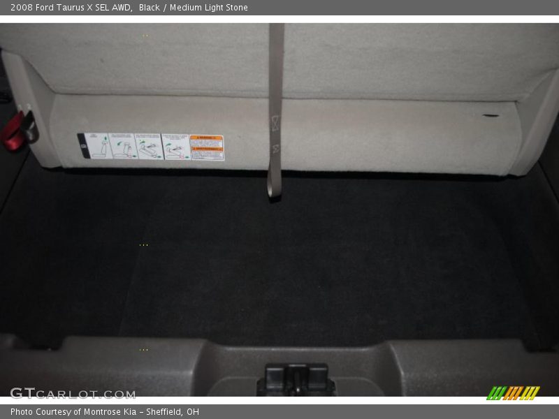 Black / Medium Light Stone 2008 Ford Taurus X SEL AWD