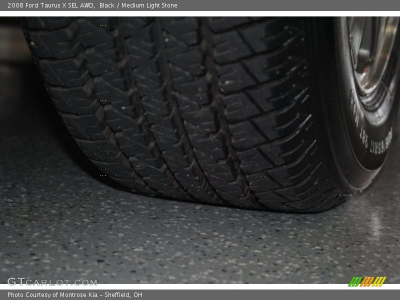 Black / Medium Light Stone 2008 Ford Taurus X SEL AWD