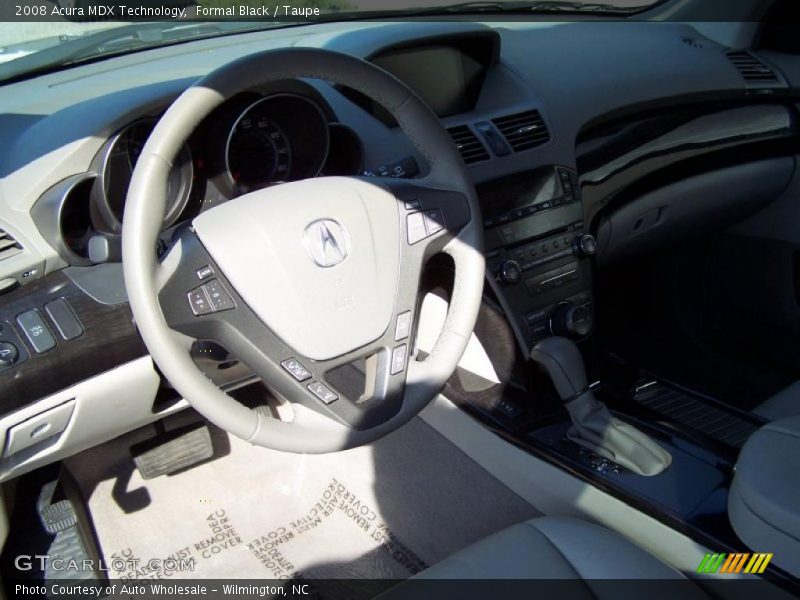 Formal Black / Taupe 2008 Acura MDX Technology