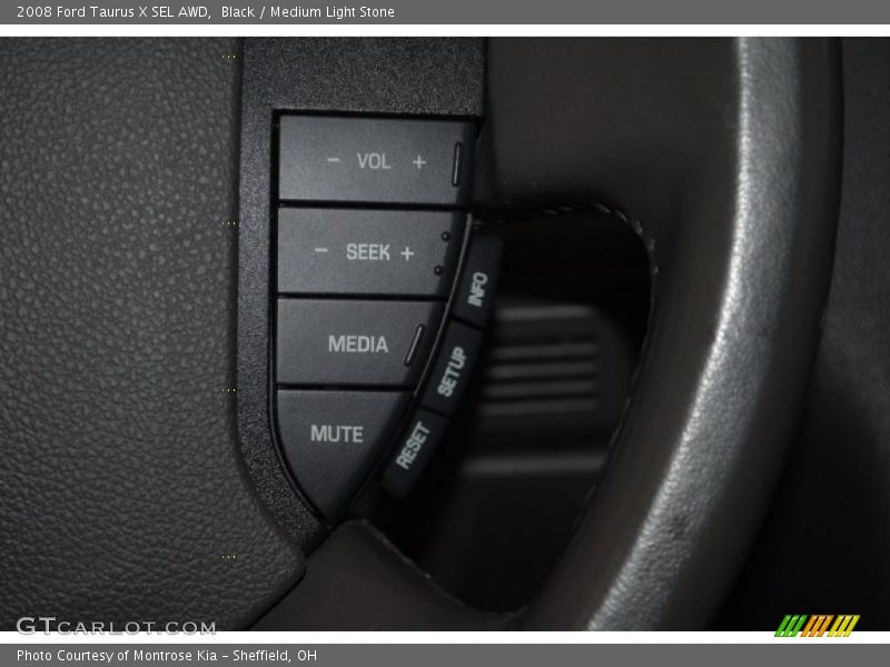 Black / Medium Light Stone 2008 Ford Taurus X SEL AWD