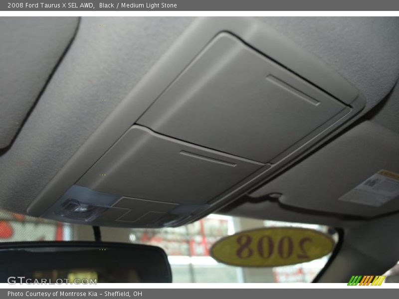 Black / Medium Light Stone 2008 Ford Taurus X SEL AWD
