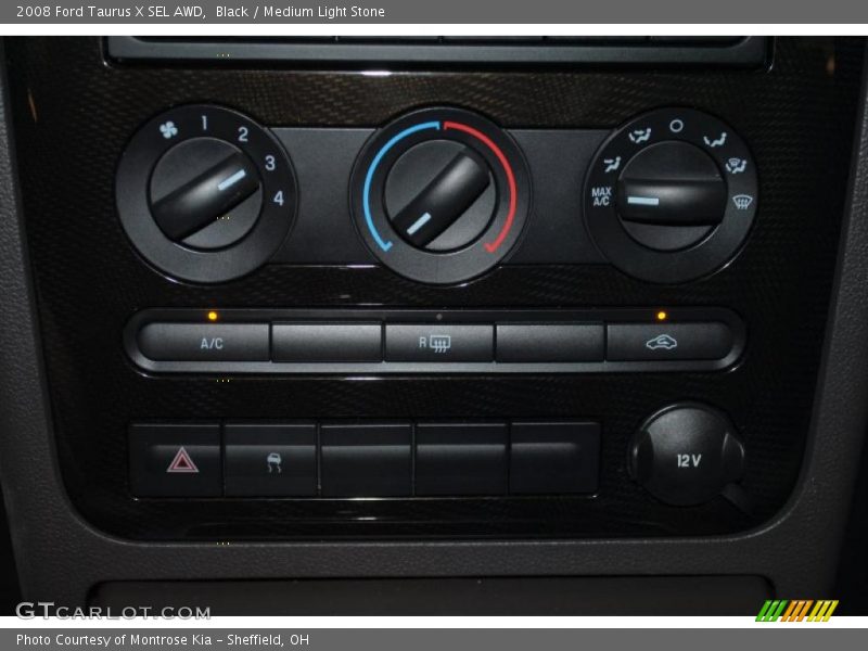 Black / Medium Light Stone 2008 Ford Taurus X SEL AWD