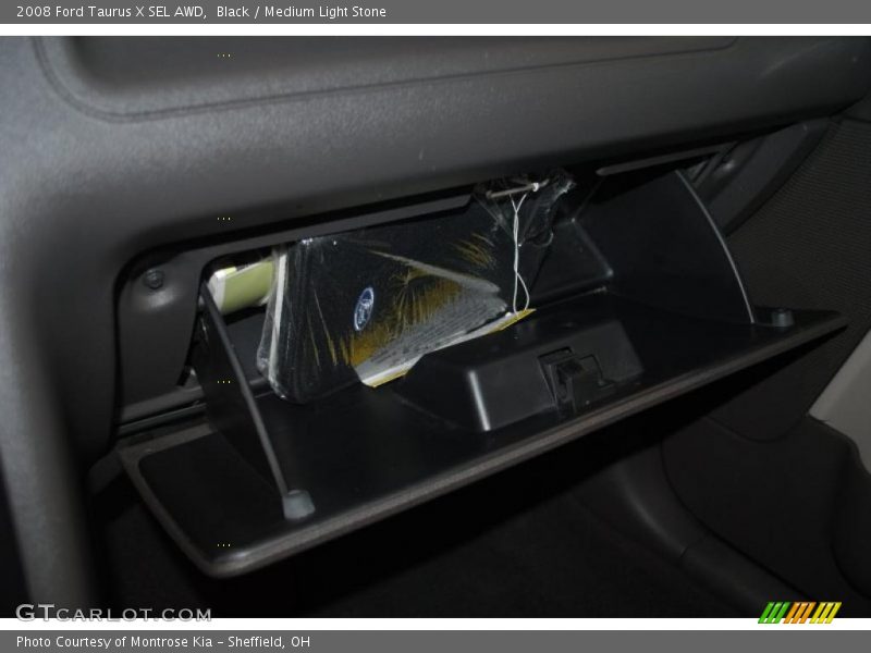 Black / Medium Light Stone 2008 Ford Taurus X SEL AWD