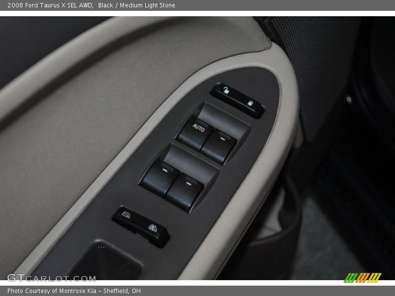 Black / Medium Light Stone 2008 Ford Taurus X SEL AWD