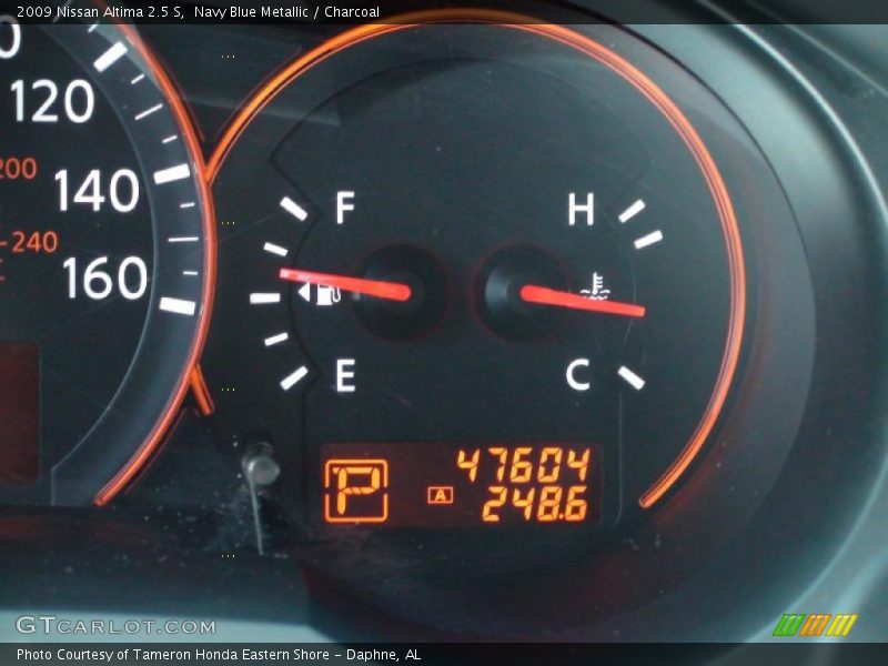 Navy Blue Metallic / Charcoal 2009 Nissan Altima 2.5 S