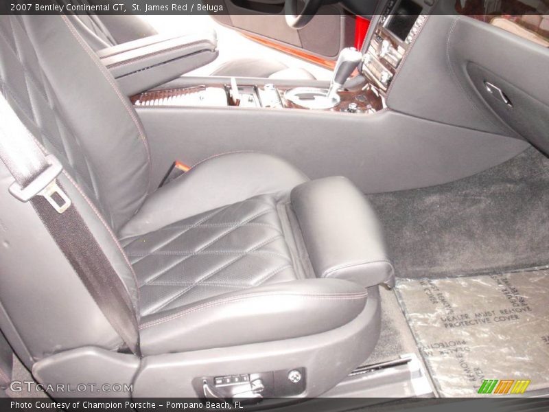 St. James Red / Beluga 2007 Bentley Continental GT