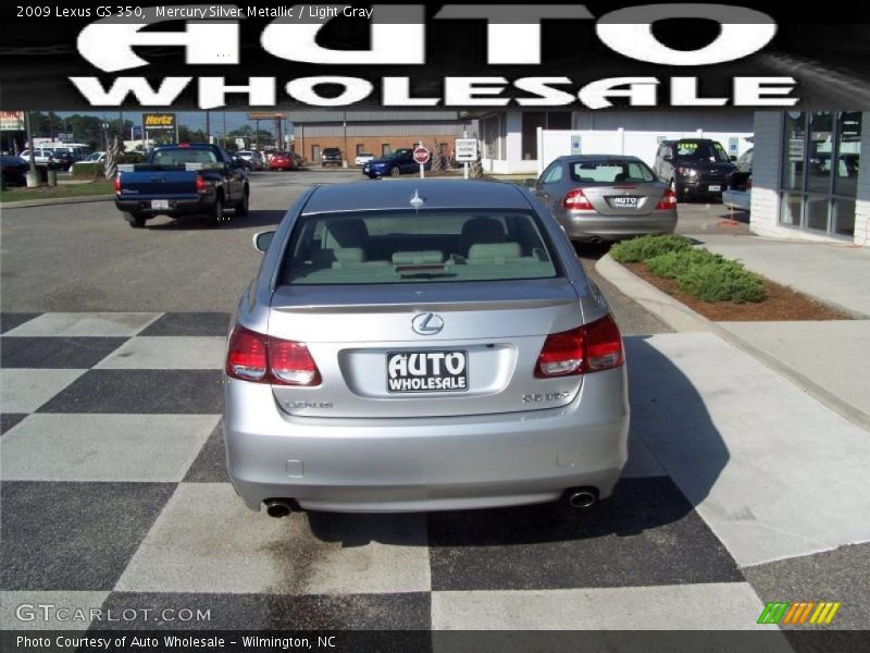 Mercury Silver Metallic / Light Gray 2009 Lexus GS 350