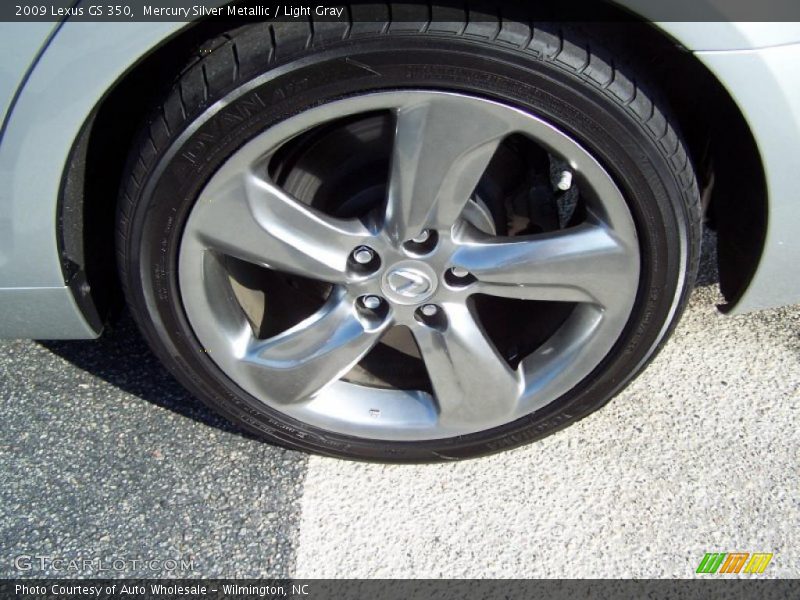 Mercury Silver Metallic / Light Gray 2009 Lexus GS 350