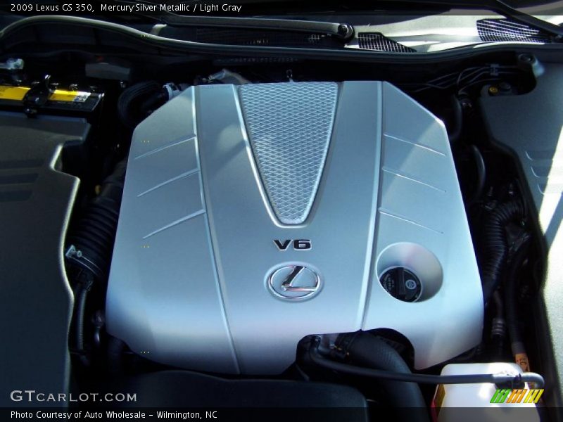 Mercury Silver Metallic / Light Gray 2009 Lexus GS 350