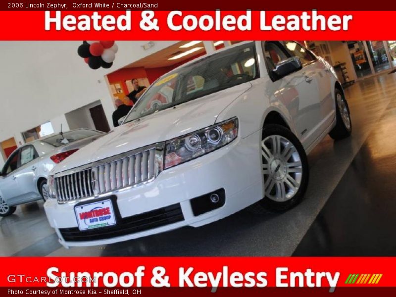 Oxford White / Charcoal/Sand 2006 Lincoln Zephyr