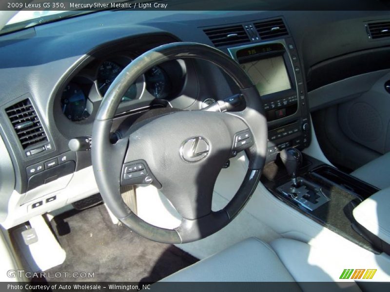 Mercury Silver Metallic / Light Gray 2009 Lexus GS 350