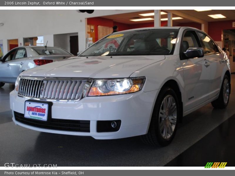 Oxford White / Charcoal/Sand 2006 Lincoln Zephyr