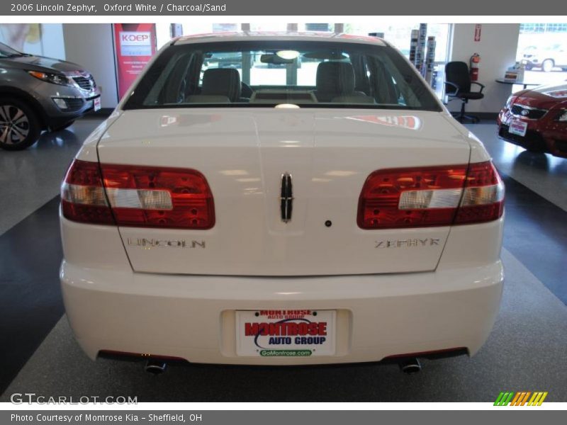 Oxford White / Charcoal/Sand 2006 Lincoln Zephyr