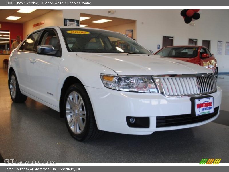 Oxford White / Charcoal/Sand 2006 Lincoln Zephyr