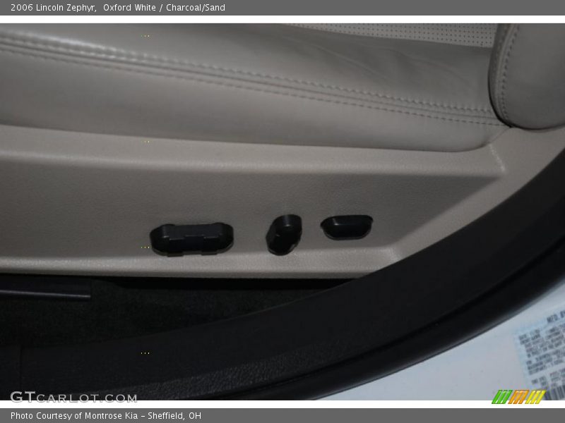 Oxford White / Charcoal/Sand 2006 Lincoln Zephyr