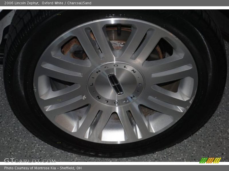 Oxford White / Charcoal/Sand 2006 Lincoln Zephyr
